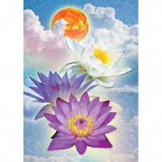 INSPIRAZIONS GREETING CARD Lotus Moon